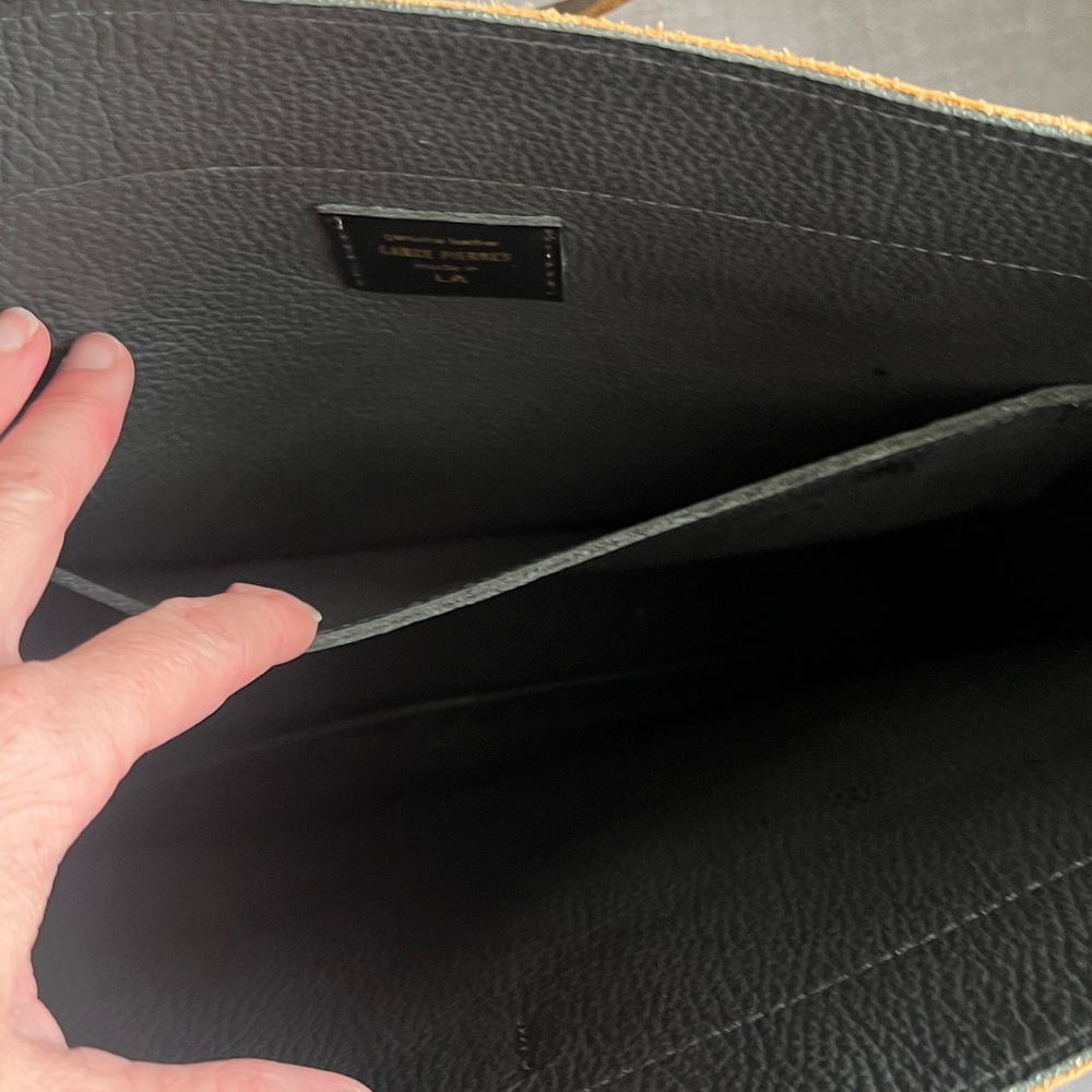 Lance Pierres Tan Leather Tote Bag - Picture 7 of 9